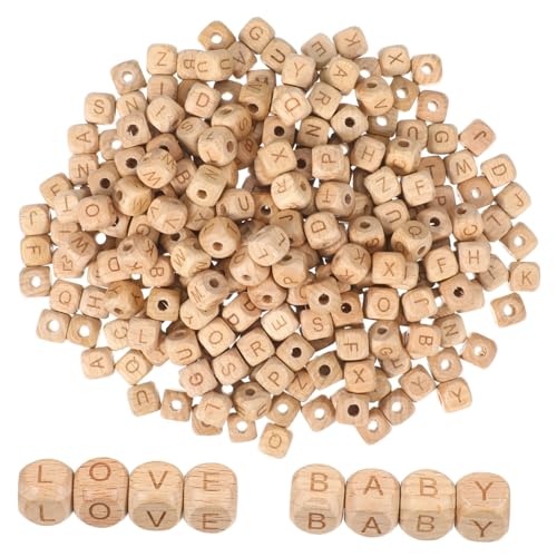 LOLIPPYY 260 Stk. Beech Alphabet Buchstabenperlen Quadratische Lose Holzperlen mit Anfangsbuchstaben Natürliche Buche für DIY Schmuck Armbänder Lernspiele und Kreative Bastelprojekte LOLIPPYY 260 Stk. Beech Alphabet Buchstabenperlen Quadratische Lose Holzperlen mit Anfangsbuchstaben Natürliche Buche für DIY Schmuck Armbänder Lernspiele und Kreative Bastelprojekte von LOLIPPYY