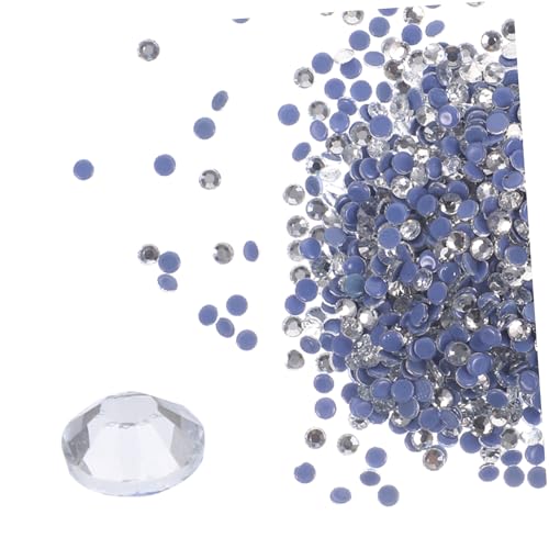 LOLIPPYY 2880 Stück Hot Melt Flatback Glas Strasssteine für Basteln Schmucksteine Textilien Kleben DIY Dekoration Taschen Kleidung Hitzebeständig Weiß LOLIPPYY 2880 Stück Hot Melt Flatback Glas Strasssteine für Basteln Schmucksteine Textilien Kleben DIY Dekoration Taschen Kleidung Hitzebeständig Weiß von LOLIPPYY