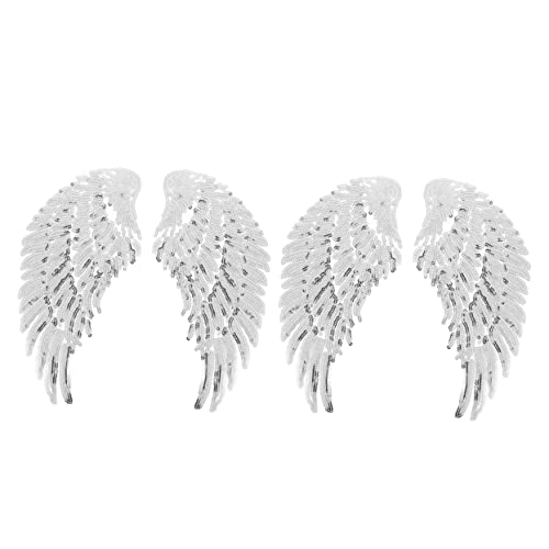 LOLIPPYY 2Paare Pailletten Patch Aufbügelbare Applikation für Kleidung DIY Stoffflicken zur Verschönerung und Reparatur von Bekleidung Hochwertige LOLIPPYY 2Paare Pailletten Patch Aufbügelbare Applikation für Kleidung DIY Stoffflicken zur Verschönerung und Reparatur von Bekleidung Hochwertige von LOLIPPYY