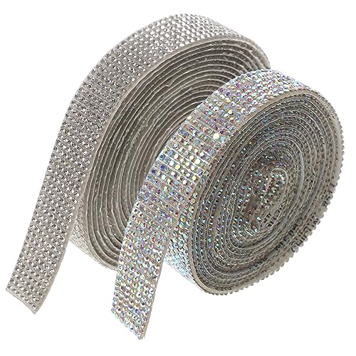 LOLIPPYY 2Rollen Selbstklebende Strassbänder Bling Diamantkleber für DIY Handwerk Ab Farbe Vielseitig Einsetzbar für Textilien Taschen Handyverschönerung LOLIPPYY 2Rollen Selbstklebende Strassbänder Bling Diamantkleber für DIY Handwerk Ab Farbe Vielseitig Einsetzbar für Textilien Taschen Handyverschönerung von LOLIPPYY