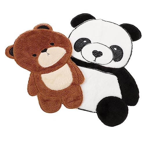 LOLIPPYY 2Stücke Große Jacken Patches Pandabär Applikation zum Kleidung Taschen und Dekoration Stickerei für Styles und DIY Projekte von LOLIPPYY