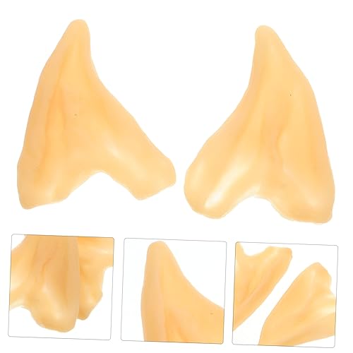 LOLIPPYY 3 Paare Simulation Elfenohren Cosplay Party Deko Ohrspitzen Hautfreundlich Langlebig für Halloween Karneval Weihnachten Maskerade LOLIPPYY 3 Paare Simulation Elfenohren Cosplay Party Deko Ohrspitzen Hautfreundlich Langlebig für Halloween Karneval Weihnachten Maskerade von LOLIPPYY