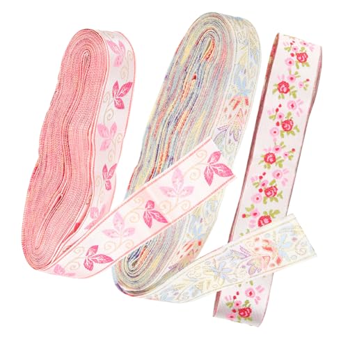 LOLIPPYY 3 Rollen Vintage Blumen Geschenkband Satinbänder für Geschenkverpackung Tortendeko DIY Basteln Glänzende Stoffbänder mit Schöner Haptik Vielseitig für Hochzeit Geburtstag LOLIPPYY 3 Rollen Vintage Blumen Geschenkband Satinbänder für Geschenkverpackung Tortendeko DIY Basteln Glänzende Stoffbänder mit Schöner Haptik Vielseitig für Hochzeit Geburtstag von LOLIPPYY
