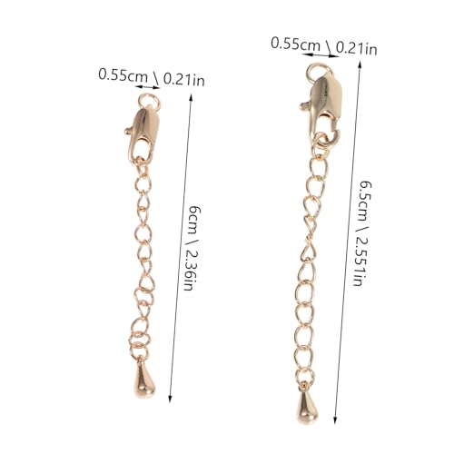 LOLIPPYY 3 STÜCKE Lobster Buckle Verlängerungskette Schmuckzubehör aus Hochwertiger Legierung Langlebig Korrosionsbeständig für DIY Halskettenverlängerung und Individuelle LOLIPPYY 3 STÜCKE Lobster Buckle Verlängerungskette Schmuckzubehör aus Hochwertiger Legierung Langlebig Korrosionsbeständig für DIY Halskettenverlängerung und Individuelle von LOLIPPYY
