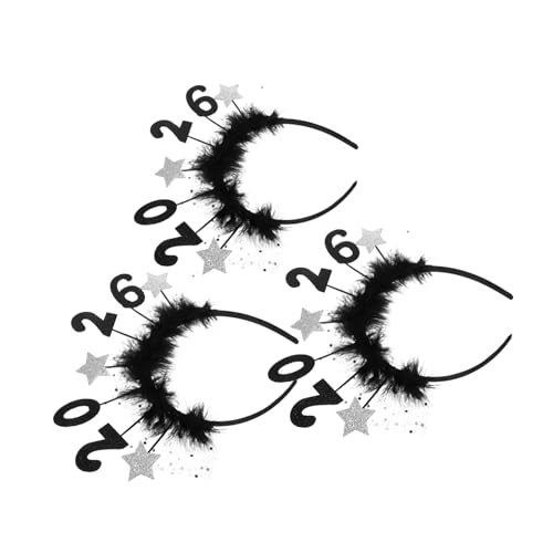 LOLIPPYY 3 Stück Glitzer Stirnband Neujahr Haarreif Leicht Komfortabel Festlicher Kopfschmuck Für Silvesterparty Feierliche Anlässe Party Dekoration LOLIPPYY 3 Stück Glitzer Stirnband Neujahr Haarreif Leicht Komfortabel Festlicher Kopfschmuck Für Silvesterparty Feierliche Anlässe Party Dekoration von LOLIPPYY