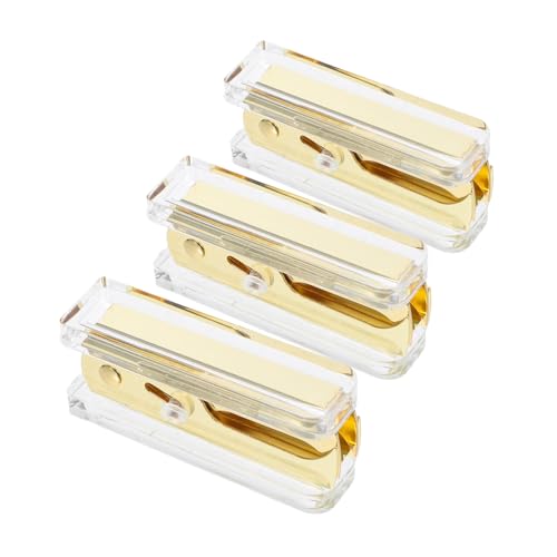 LOLIPPYY 3 Stück Heftklammerentferner aus Transparentem Acryl mit Goldfarbenem Finish Ergonomisch und Langlebig Einfacher Gebrauch Stilvolles Büroaccessoire für Schreibtisch und LOLIPPYY 3 Stück Heftklammerentferner aus Transparentem Acryl mit Goldfarbenem Finish Ergonomisch und Langlebig Einfacher Gebrauch Stilvolles Büroaccessoire für Schreibtisch und von LOLIPPYY