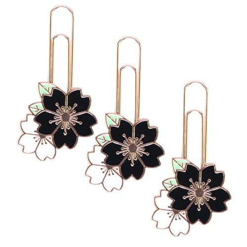 LOLIPPYY 3 Stück Metall Büroklammer Kirschblüte Design Memo Clips Lesezeichen für Notizen Büro und Schule Dekorative Papierhalter für Kollegen und Schreibwaren Fans LOLIPPYY 3 Stück Metall Büroklammer Kirschblüte Design Memo Clips Lesezeichen für Notizen Büro und Schule Dekorative Papierhalter für Kollegen und Schreibwaren Fans von LOLIPPYY