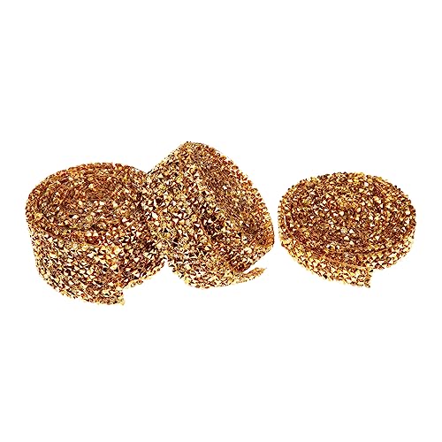 LOLIPPYY 3 Stück Strass Diamanten Band Party Farbig Dekoration Hängend Chiffon Breit Hotfix-strass Basteln Königlich Wickeln Bänder Zum Verpacken Dekorativ Bögen Regenbogen Reiz Golden Harz LOLIPPYY 3 Stück Strass Diamanten Band Party Farbig Dekoration Hängend Chiffon Breit Hotfix-strass Basteln Königlich Wickeln Bänder Zum Verpacken Dekorativ Bögen Regenbogen Reiz Golden Harz von LOLIPPYY