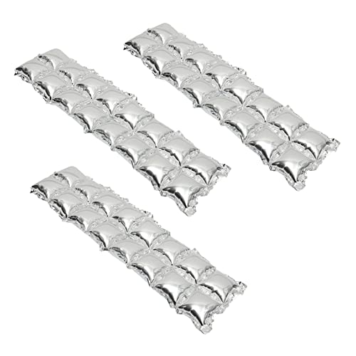 LOLIPPYY 3 Stück Teiliges Aluminium Folienballon Hintergrundwand Quadratische Ballonwand für Festliche Dekoration Wiederverwendbar für Partys Hochzeiten und Feiertage Silberne Farbe LOLIPPYY 3 Stück Teiliges Aluminium Folienballon Hintergrundwand Quadratische Ballonwand für Festliche Dekoration Wiederverwendbar für Partys Hochzeiten und Feiertage Silberne Farbe von LOLIPPYY