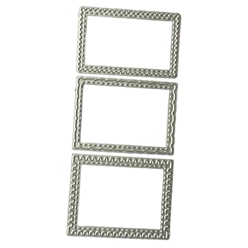LOLIPPYY 3 Stück Teiliges Briefmarken Stanzformen aus Langlebigem Kohlenstoffstahl Filigrane Stanzschablonen für DIY Scrapbooking Fotoalben Hochzeitskarten Einfache Handhabung Präzise von LOLIPPYY