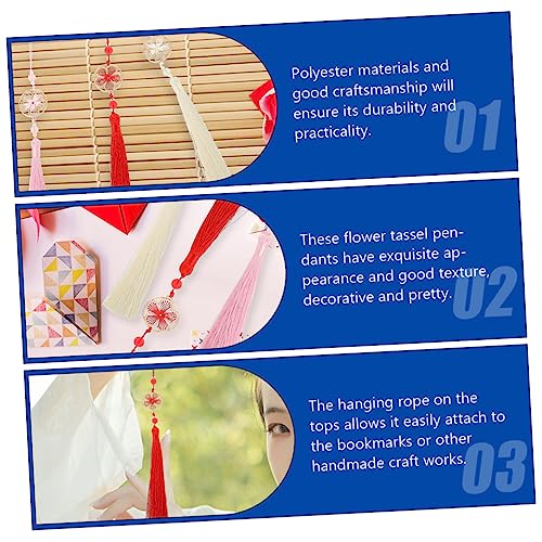 LOLIPPYY 3 Stück Teiliges Chinesische Blumen Quasten Anhänger Leichte Polyester Lesezeichen und Deko Langlebige Handgefertigte Hängeschmuck für Fans Schlafzimmer Wohnzimmer Traditionelle LOLIPPYY 3 Stück Teiliges Chinesische Blumen Quasten Anhänger Leichte Polyester Lesezeichen und Deko Langlebige Handgefertigte Hängeschmuck für Fans Schlafzimmer Wohnzimmer Traditionelle von LOLIPPYY