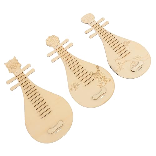 LOLIPPYY 3 Stück Teiliges Chinesisches Holz Lute mit DIY Malmotiven Pädagogisches Musikinstrument für Fördert Musikalisches Talent und Kreative Zeichenskills für Junge Mädchen LOLIPPYY 3 Stück Teiliges Chinesisches Holz Lute mit DIY Malmotiven Pädagogisches Musikinstrument für Fördert Musikalisches Talent und Kreative Zeichenskills für Junge Mädchen von LOLIPPYY