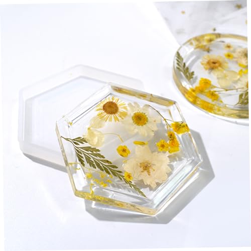 LOLIPPYY 3 Stück Teiliges Silikon Hexagon Gießform für Epoxidharz Transparent Flexibel Reißfest Hohe mit Spiegel Langlebig Wiederverwendbar für Schmuckherstellung und DIY Bastelarbeiten LOLIPPYY 3 Stück Teiliges Silikon Hexagon Gießform für Epoxidharz Transparent Flexibel Reißfest Hohe mit Spiegel Langlebig Wiederverwendbar für Schmuckherstellung und DIY Bastelarbeiten von LOLIPPYY