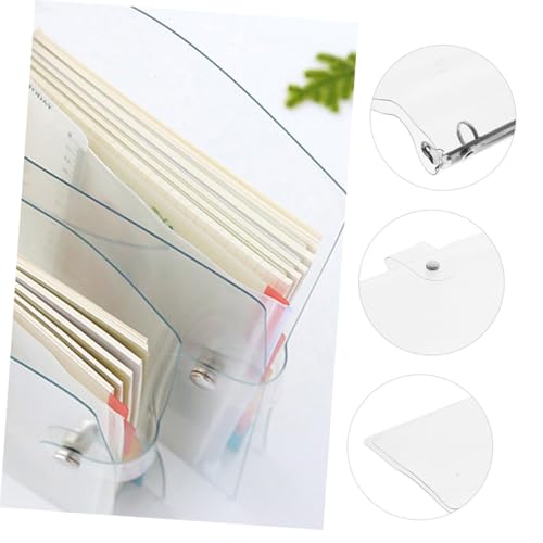 LOLIPPYY 3 Stück Transparente Ringbuch Ordner mit Löchern Verstellbarer Organizer Vielseitiger Dokumentenmappe für Büro Schule und Persönliche Organisation LOLIPPYY 3 Stück Transparente Ringbuch Ordner mit Löchern Verstellbarer Organizer Vielseitiger Dokumentenmappe für Büro Schule und Persönliche Organisation von LOLIPPYY