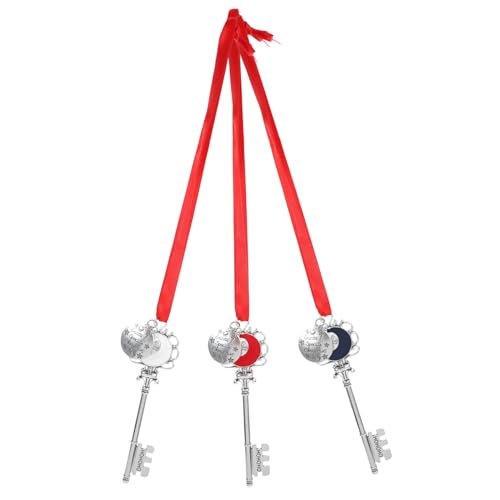LOLIPPYY 3 Stück Weihnachtsschmuck Christbaumschmuck Schlüsselbund Weihnachtsschlüssel Weihnachten Party Weihnachts-Schlüsselanhänger Stichworte Schlüssel hängende Verzierung Zinklegierung LOLIPPYY 3 Stück Weihnachtsschmuck Christbaumschmuck Schlüsselbund Weihnachtsschlüssel Weihnachten Party Weihnachts-Schlüsselanhänger Stichworte Schlüssel hängende Verzierung Zinklegierung von LOLIPPYY