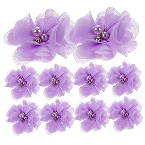 LOLIPPYY 30 Stück DIY Chiffon Blumen mit Strass Perlen Stoffblumen Applikationen für Kleidung Haarschmuck Basteln Hochzeitsdekoration Helllila LOLIPPYY 30 Stück DIY Chiffon Blumen mit Strass Perlen Stoffblumen Applikationen für Kleidung Haarschmuck Basteln Hochzeitsdekoration Helllila von LOLIPPYY