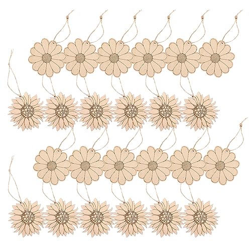 LOLIPPYY 30 Stück Holz Sonnenblumen Bastelset Unvollendete Holzscheiben für DIY Projekte Kreative Holzblumen zum Bemalen für Bastelarbeiten und Dekorationen LOLIPPYY 30 Stück Holz Sonnenblumen Bastelset Unvollendete Holzscheiben für DIY Projekte Kreative Holzblumen zum Bemalen für Bastelarbeiten und Dekorationen von LOLIPPYY