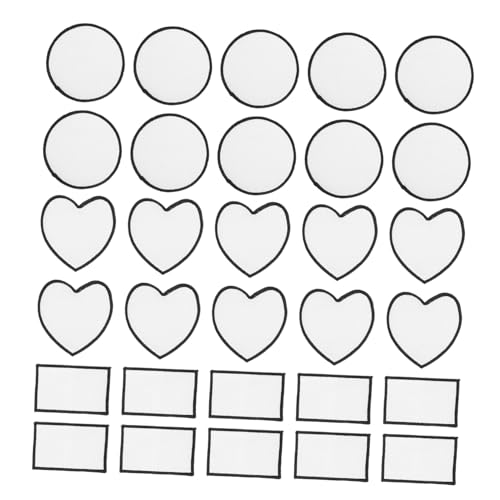 LOLIPPYY 30 Stück Teiliges DIY Aufnäher Weiß Blanko Stickapplikationen zum Aufbügeln Hitzebeständige Textilflicken für Kleidung Jeans Taschen Rucksäcke und Individuelle Dekoration LOLIPPYY 30 Stück Teiliges DIY Aufnäher Weiß Blanko Stickapplikationen zum Aufbügeln Hitzebeständige Textilflicken für Kleidung Jeans Taschen Rucksäcke und Individuelle Dekoration von LOLIPPYY