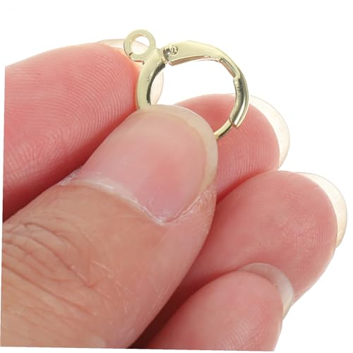 LOLIPPYY 30 Stück Teiliges DIY Ohrringhaken Vergoldet Langlebiges Metall Ohrschmuck Zubehör für Basteln von Ohrhängern Tropfenförmigen Ohrringen Geeignet für Schmuckherstellung und LOLIPPYY 30 Stück Teiliges DIY Ohrringhaken Vergoldet Langlebiges Metall Ohrschmuck Zubehör für Basteln von Ohrhängern Tropfenförmigen Ohrringen Geeignet für Schmuckherstellung und von LOLIPPYY