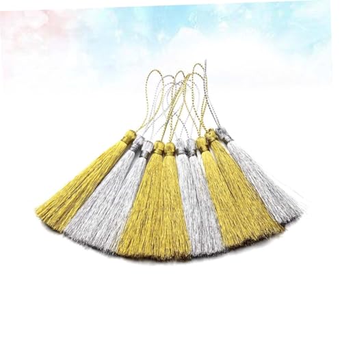 LOLIPPYY 30 Stück Teiliges DIY Quasten Chinesischen Knoten Gold silberne Anhänger für Lesezeichen Vorhänge Laternen Feine Dekorationen für Bastelprojekte und Wohnraumgestaltung LOLIPPYY 30 Stück Teiliges DIY Quasten Chinesischen Knoten Gold silberne Anhänger für Lesezeichen Vorhänge Laternen Feine Dekorationen für Bastelprojekte und Wohnraumgestaltung von LOLIPPYY