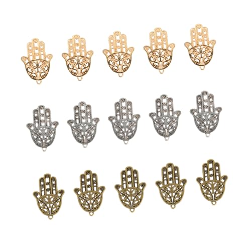 LOLIPPYY 30 Stück Teiliges DIY Schmuck Verschluss mit Vintage Design Langlebige Armband Verbindungsstücke aus Antikem Bronze Silber und Gold Glatte Oberfläche Rostfrei für Halsketten und LOLIPPYY 30 Stück Teiliges DIY Schmuck Verschluss mit Vintage Design Langlebige Armband Verbindungsstücke aus Antikem Bronze Silber und Gold Glatte Oberfläche Rostfrei für Halsketten und von LOLIPPYY