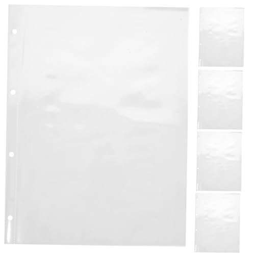 LOLIPPYY 30 Stück Teiliges Dokumenten Ordner mit Lochung Widerstandsfähige Transparente Sammelmappe für Büro Praktische Einstecktaschen zum Schutz Sicheren Aufbewahrung von Papier und von LOLIPPYY