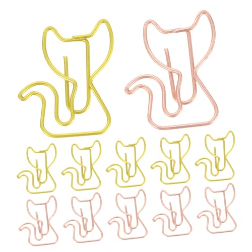 LOLIPPYY 30 Stück Teiliges Kreative Büroklammern Katzenform aus Metall Vielseitige Papierclips als Lesezeichen Memo und Fotohalter für Büro Schule und Zuhause Dekorative Dokumenten LOLIPPYY 30 Stück Teiliges Kreative Büroklammern Katzenform aus Metall Vielseitige Papierclips als Lesezeichen Memo und Fotohalter für Büro Schule und Zuhause Dekorative Dokumenten von LOLIPPYY