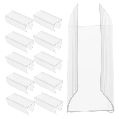 LOLIPPYY 30 Stück Teiliges Preisschildhalter Transparent Robuste PVC Etikettenhalter für Supermarktregale Vielseitig Einsetzbar für Beschriftung Organisation und Warenpräsentation in von LOLIPPYY