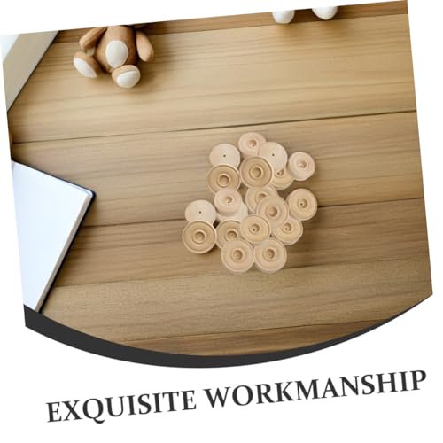LOLIPPYY 30 Stück Teiliges Runde Holzräder aus Massivem Holz Langlebige DIY Handwerks zubehör für Miniatur holzräder für Bastelprojekte und Spielzeugmodelle Sicher und Vielseitig LOLIPPYY 30 Stück Teiliges Runde Holzräder aus Massivem Holz Langlebige DIY Handwerks zubehör für Miniatur holzräder für Bastelprojekte und Spielzeugmodelle Sicher und Vielseitig von LOLIPPYY