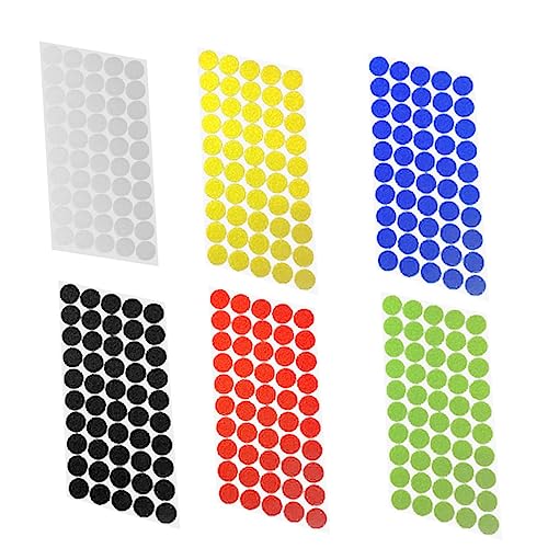 LOLIPPYY 300 Paare Selbstklebende Klettpunkte Runde Haftpunkte Farben für Handwerk Basteln und Etikettierung Wasserfest und Stark Haftend von LOLIPPYY