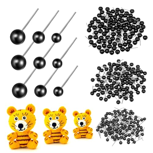 LOLIPPYY 300 Stück Teiliges Kunststoff sicherheitsaugen mit Stahlnadeln Realistische Puppenaugen in Langlebige Bastelaugen für Nadelfilz Amigurumi Kuscheltiere und Puppenherstellung LOLIPPYY 300 Stück Teiliges Kunststoff sicherheitsaugen mit Stahlnadeln Realistische Puppenaugen in Langlebige Bastelaugen für Nadelfilz Amigurumi Kuscheltiere und Puppenherstellung von LOLIPPYY