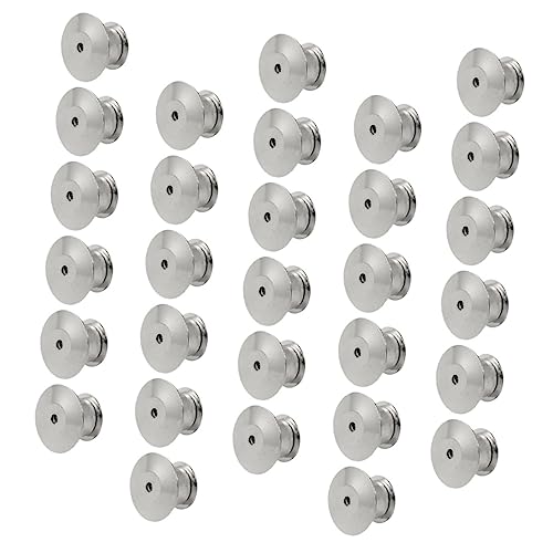 LOLIPPYY 30Stücke Brosche Schnalle Runde Anstecknadel Accessoire für Schmuckgestaltung Einfach zu Befestigen Entfernen von LOLIPPYY