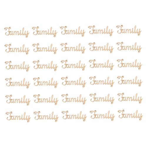 LOLIPPYY 30Stücke Familien Holzscheiben Dekorationsset Hängende DIY Holzornamente für Kreative Wanddekoration für Partys und Handgemachte Dekorationen LOLIPPYY 30Stücke Familien Holzscheiben Dekorationsset Hängende DIY Holzornamente für Kreative Wanddekoration für Partys und Handgemachte Dekorationen von LOLIPPYY