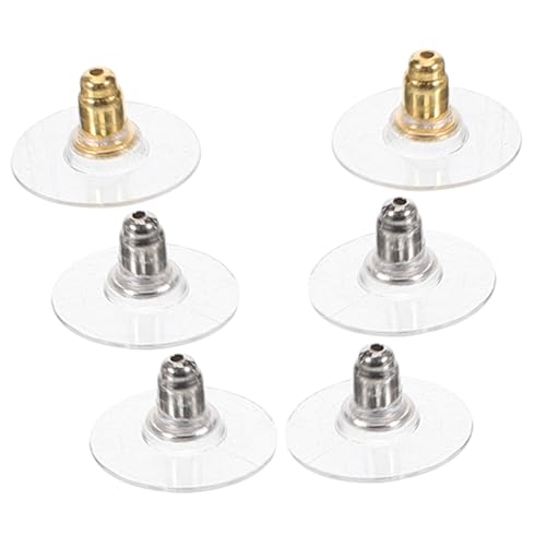 LOLIPPYY 3Paare Ohrsteckerrücken Ohrringzubehör für DIY Schmuck Langlebige und Leichte Ohrstecker Verschlüsse für Anfänger und Profis von LOLIPPYY