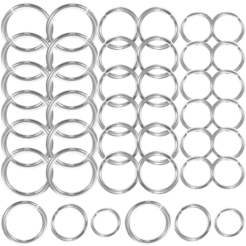 LOLIPPYY 3Taschen Sprungringe Sterling Silber Mehrzweck Schmuckzubehör für DIY Armbänder und Mehr und Robust und Langlebig von LOLIPPYY