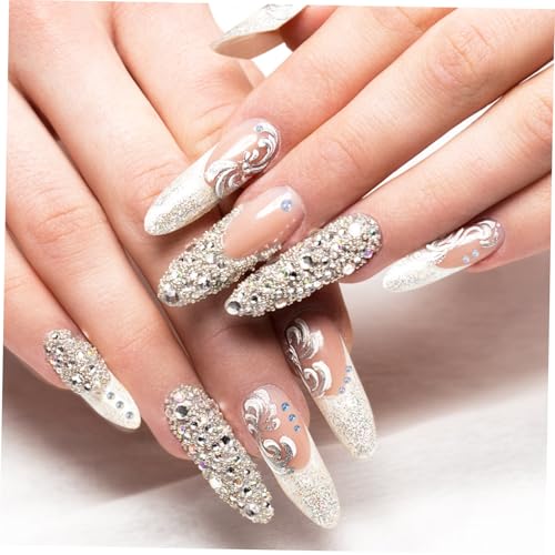 LOLIPPYY 4 Boxen Resin Perlennagel Deko Boxen mit Hochglänzenden Perlen in Verschiedenen Geeignet für DIY Nail Art Nail Supply Bastelmaterial für Natürliche und Künstliche Nägel LOLIPPYY 4 Boxen Resin Perlennagel Deko Boxen mit Hochglänzenden Perlen in Verschiedenen Geeignet für DIY Nail Art Nail Supply Bastelmaterial für Natürliche und Künstliche Nägel von LOLIPPYY