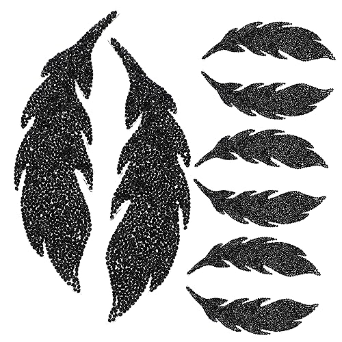 LOLIPPYY 4 Paare Dekorativen Bügelflicken Wasserfeste Applikationen für Kleidung Hüte und Taschen Austauschbare Patches für Diy Projekte und Gestaltung LOLIPPYY 4 Paare Dekorativen Bügelflicken Wasserfeste Applikationen für Kleidung Hüte und Taschen Austauschbare Patches für Diy Projekte und Gestaltung von LOLIPPYY