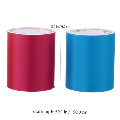 LOLIPPYY 4 Rollen Selbstklebende Jeans Reparaturflicken Vielseitige Bügelflicken zum Aufbügeln und Nähen Farbige Stoffpatches für Kleidung Taschen Hüte und Outdoor textilien Individuell von LOLIPPYY
