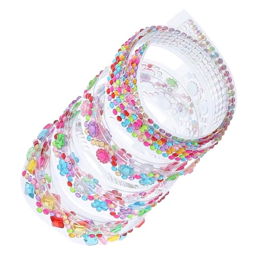 LOLIPPYY 4 Rollen Selbstklebendes Acryl Strassband Funkelndes Dekoband mit Starker Haftung Langlebig und Sicher für DIY Schmucksteine Basteln Party und Hochzeitsdekoration LOLIPPYY 4 Rollen Selbstklebendes Acryl Strassband Funkelndes Dekoband mit Starker Haftung Langlebig und Sicher für DIY Schmucksteine Basteln Party und Hochzeitsdekoration von LOLIPPYY
