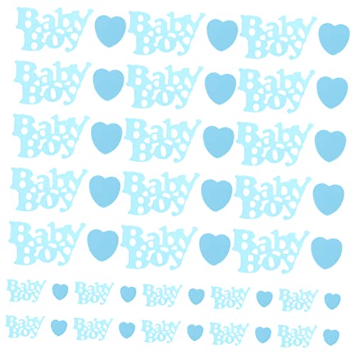 LOLIPPYY 4 Sätze Konfetti confetti jahrestag tischdeko esstisch partydeko einschulung weihnachtsfi Festival Geburtstag Babyparty -Dekoration Geschlecht offenbaren Partydekoration Harz Blue von LOLIPPYY