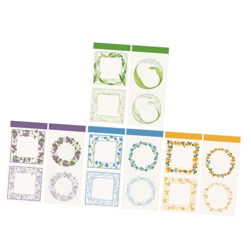 LOLIPPYY 4 Sätze Vintage Scrapbooking Hintergrundpapier DIY Memo Papier für Tagebuch Dekoration Buntes Musterpapier für Karten Origami Geschenkverpackung und Kreative Bastelarbeiten von LOLIPPYY