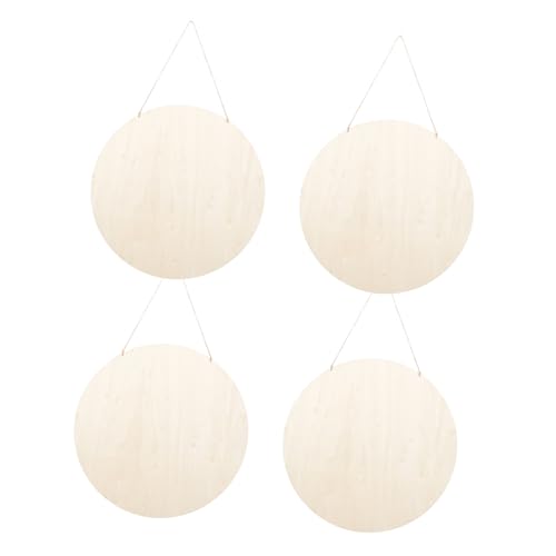 LOLIPPYY 4 Satz Runde Holzscheiben Unbehandelte Holzplatten Blanko DIY Bastel Holzschilder Handbemalt Türschilder Naturholz zum Bemalen und Dekorieren LOLIPPYY 4 Satz Runde Holzscheiben Unbehandelte Holzplatten Blanko DIY Bastel Holzschilder Handbemalt Türschilder Naturholz zum Bemalen und Dekorieren von LOLIPPYY