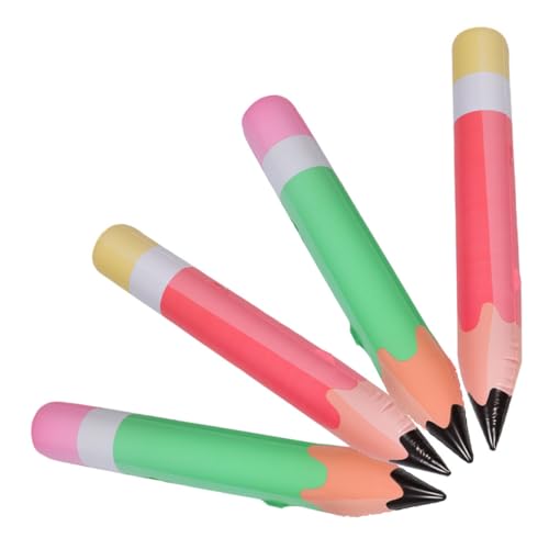LOLIPPYY 4 Stück Aufblasbare Bleistift Luftballons Jumbo PVC Material Klassenzimmer Party Dekoration Zurück zur Schule Festliche Wandhänger Grün Rot LOLIPPYY 4 Stück Aufblasbare Bleistift Luftballons Jumbo PVC Material Klassenzimmer Party Dekoration Zurück zur Schule Festliche Wandhänger Grün Rot von LOLIPPYY