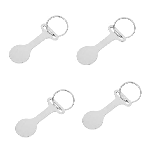 LOLIPPYY 4 Stück Einkaufswagenchips Münzhalter Viertel Schlüsselanhänger Einkaufswagenchips Metall Einkaufswagenmünze Einkaufswagenchip Schlüsselanhänger Silber Edelstahl LOLIPPYY 4 Stück Einkaufswagenchips Münzhalter Viertel Schlüsselanhänger Einkaufswagenchips Metall Einkaufswagenmünze Einkaufswagenchip Schlüsselanhänger Silber Edelstahl von LOLIPPYY
