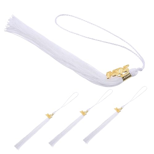 LOLIPPYY 4 Stück Graduation Tassels Dekorationen für Abschlusskappen Quasten Zubehör für Akademische Zeremonien und Feiern Doktorhut Anhänger LOLIPPYY 4 Stück Graduation Tassels Dekorationen für Abschlusskappen Quasten Zubehör für Akademische Zeremonien und Feiern Doktorhut Anhänger von LOLIPPYY