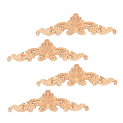 LOLIPPYY 4 Stück Holz Geschnitzte Applikationen für Möbeldekoration Europäische Stile Vielseitig Einsetzbar für Schränke Türen Spiegel und Mehr LOLIPPYY 4 Stück Holz Geschnitzte Applikationen für Möbeldekoration Europäische Stile Vielseitig Einsetzbar für Schränke Türen Spiegel und Mehr von LOLIPPYY