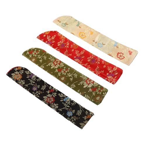 LOLIPPYY 4 Stück Japanischer Faltfächer Schutzhülle mit Spitze Handventilator Tasche Langlebige Fächerhülle im Japanischen Stil für Handgehaltene Faltfächer Geeignet für Alltag und LOLIPPYY 4 Stück Japanischer Faltfächer Schutzhülle mit Spitze Handventilator Tasche Langlebige Fächerhülle im Japanischen Stil für Handgehaltene Faltfächer Geeignet für Alltag und von LOLIPPYY