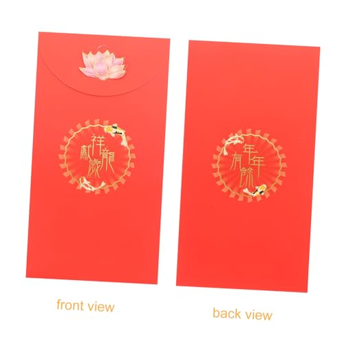 LOLIPPYY 4 Stück Rote Umschläge Drachenmotiv Teiliges Chinesisches Neujahrsdekoration Geldumschläge Vielseitig für Geschenke Schmuck und Festlichkeiten LOLIPPYY 4 Stück Rote Umschläge Drachenmotiv Teiliges Chinesisches Neujahrsdekoration Geldumschläge Vielseitig für Geschenke Schmuck und Festlichkeiten von LOLIPPYY