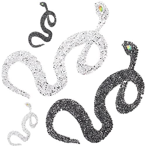 LOLIPPYY 4 Stück Schlangenförmiger Strass Patch Teiliges Selbstklebende Applikationen für Kleidung DIY Deko für Handwerksprojekte und Vielseitige Anwendungen Mode und Heimwerkerarbeiten LOLIPPYY 4 Stück Schlangenförmiger Strass Patch Teiliges Selbstklebende Applikationen für Kleidung DIY Deko für Handwerksprojekte und Vielseitige Anwendungen Mode und Heimwerkerarbeiten von LOLIPPYY