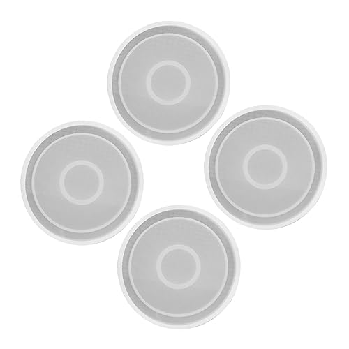 LOLIPPYY 4 Stück Silikonform Untersetzer Rund Flexibel Langlebig Lebensmittelecht Epoxidharz Gießform DIY Coaster Making Mold Geeignet für Kreative Harzarbeiten LOLIPPYY 4 Stück Silikonform Untersetzer Rund Flexibel Langlebig Lebensmittelecht Epoxidharz Gießform DIY Coaster Making Mold Geeignet für Kreative Harzarbeiten von LOLIPPYY